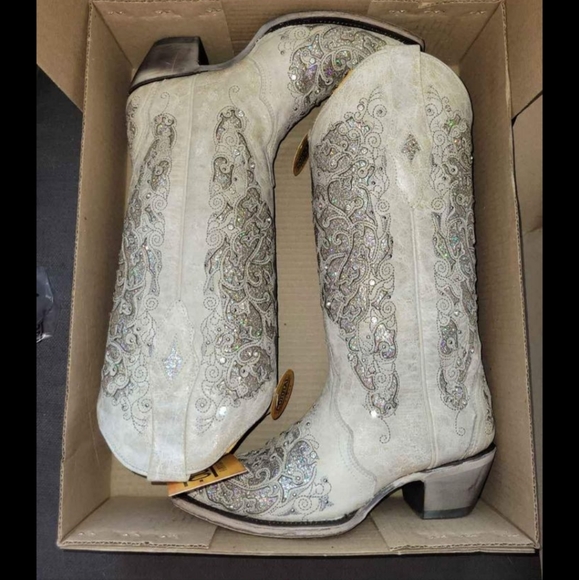 Corral Shoes - Womens Wedding Cowboy Boots